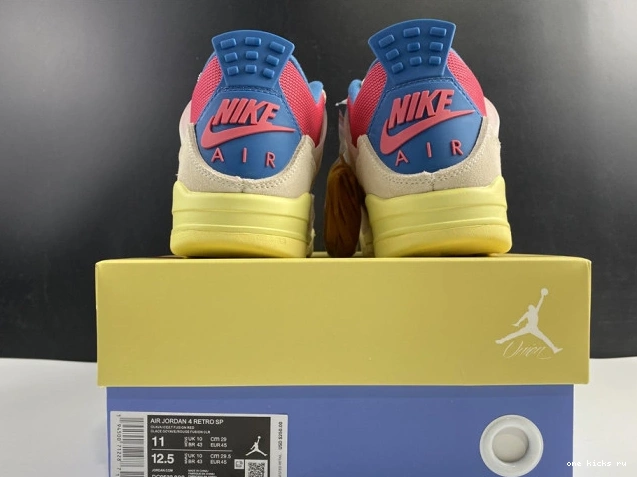 Rep Onekick Guava Ice Jordan Retro 4 Union DC9533-800 Air 0729